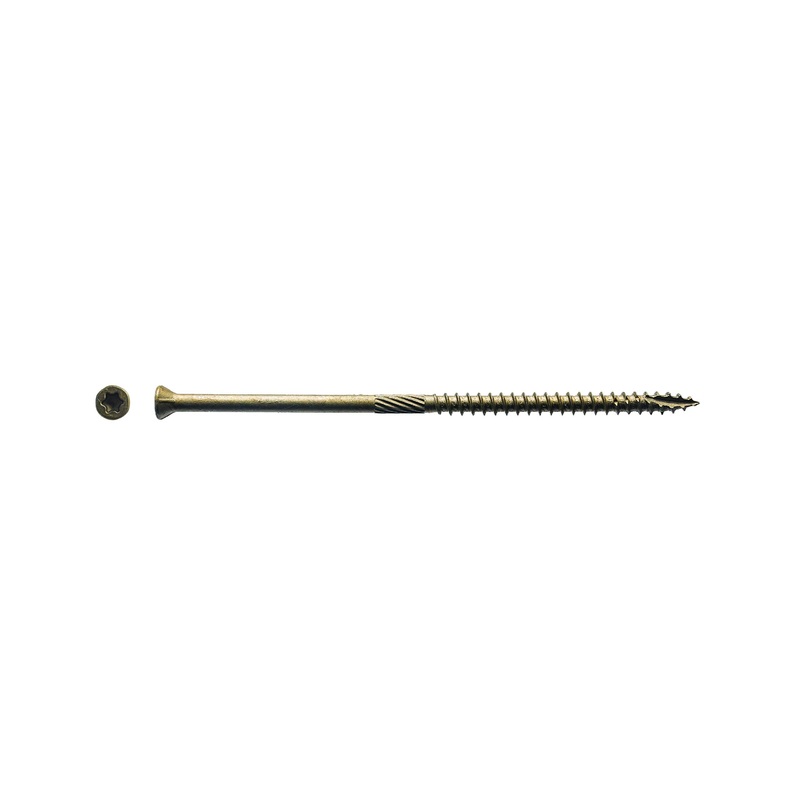Big Timber 5THB96#9 by 6-inch T-20-drive bit Bronze Star Trim Head Screws-Exterior,(215 per Box)