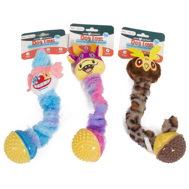 Farm Company Stretchy Plush toy w/TPR ball ass – M/34x12cm –