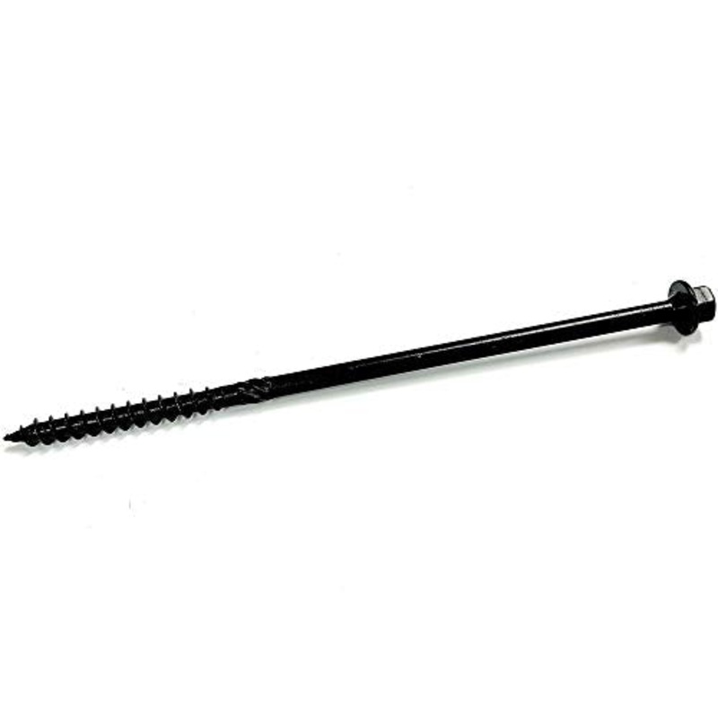 Big Timber BL145 #14 x 5 in. Hex Head Black Log Screws (250-Pack)