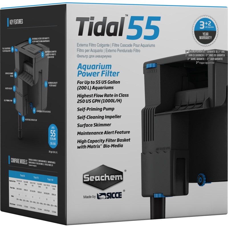 Seachem Tidal 55 – Hang On Back Filter