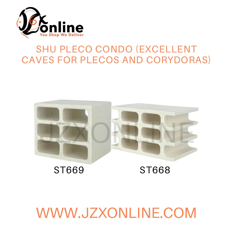 SHU Pleco Condo (excellent caves for plecos and corydoras)