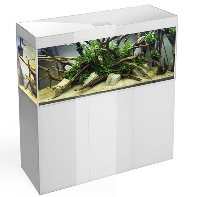 Aquarium Glossy 150 Day & Night Blanc Laqu LED AQUAEL – 405L