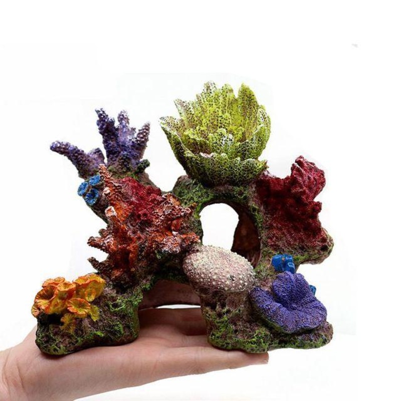 JK015 Coral Aquarium Decoration 17×9.5x14cm