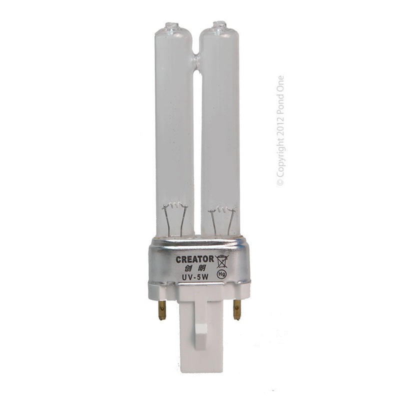 Aqua Pond One 5w Uv Lamp Bulb Steriliser Tube Cleartec Creator 53050