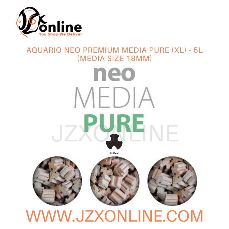 AQUARIO Neo PREMIUM Media PURE (XL) – 5L (Media size 18mm)