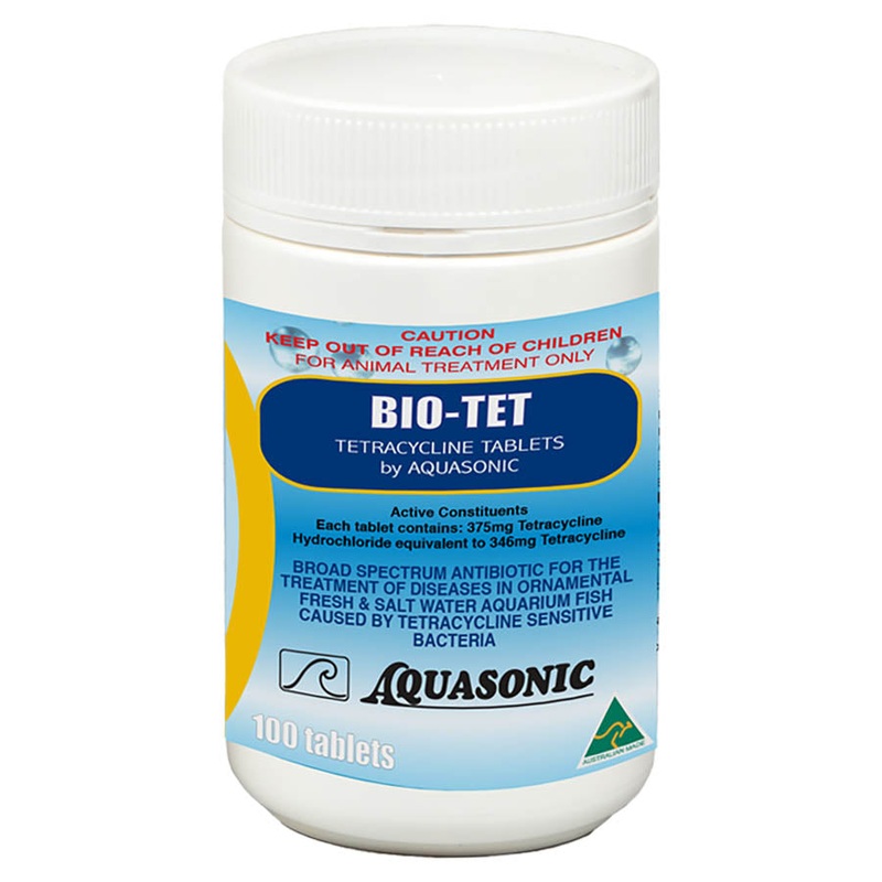 Aquasonic Bio Tet 100 Tabs – Broad Spectrum Antibiotic – Australian Made