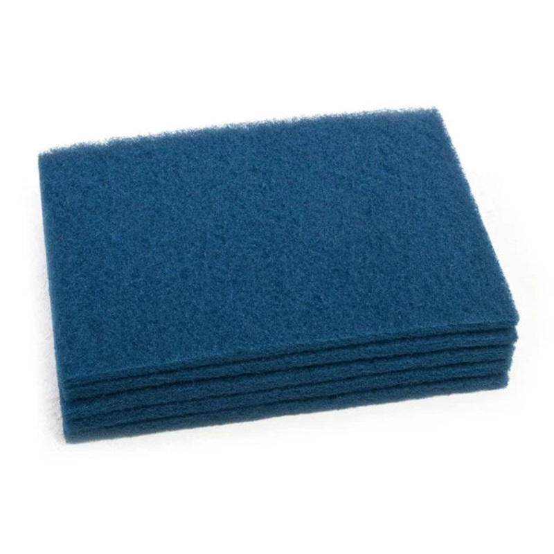 Clarke #997021 Commercial 14″ x 20″ Blue Heavy Scrb Pad (5 Pack)