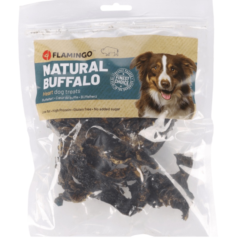Flamingo Nature Snack Buffalo Hearts 200gr