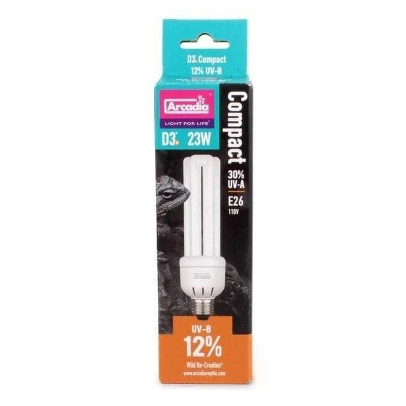 Arcadia 12% D3 Compact Bulb – 23w