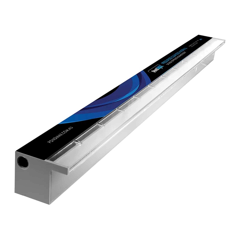 PondMax Acrylic Waterfall Blade – 30mm Lip and 1200mm Bottom Entry