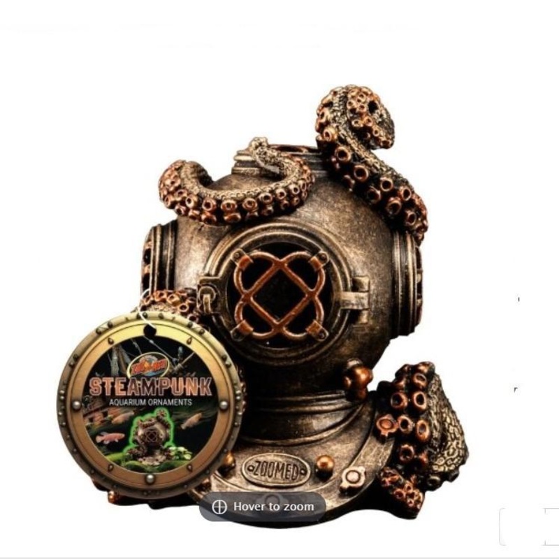 Zoo Med Steampunk Aquarium Ornament – Diver’s Helmet