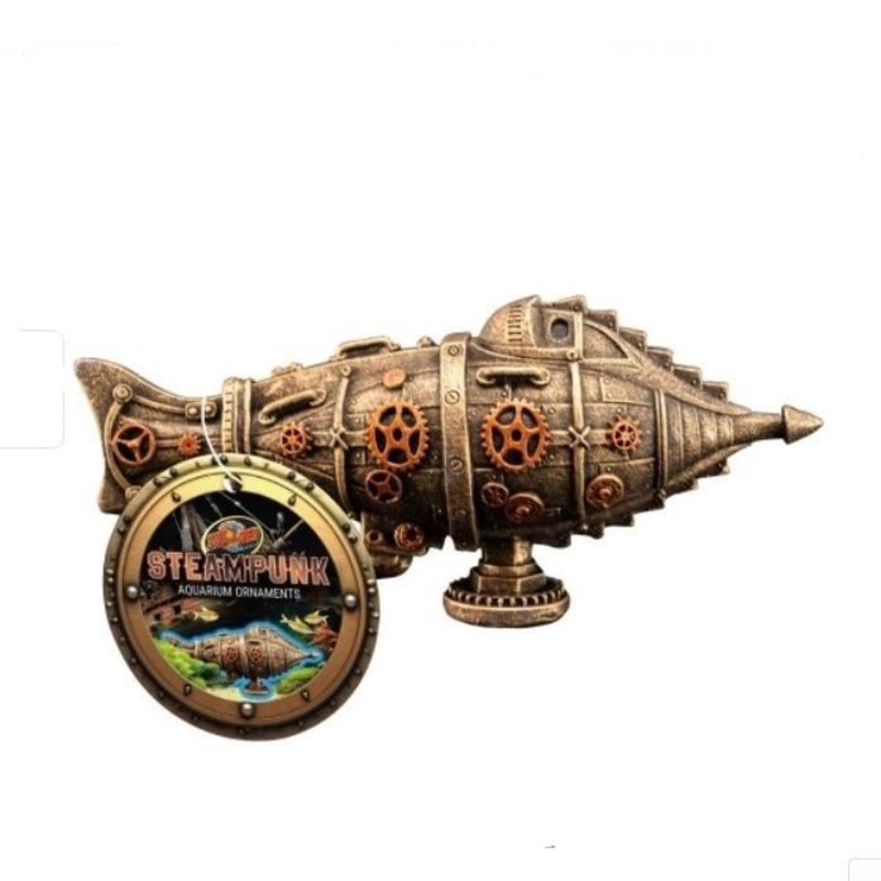 Zoo Med Steampunk Aquarium Ornament – Submarine