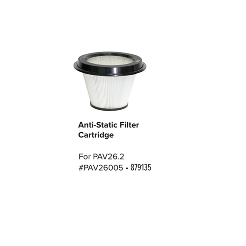 Pearl Abrasive Anti-Static Filter Cartridge PAV26005 for PAV26.2 V-Max