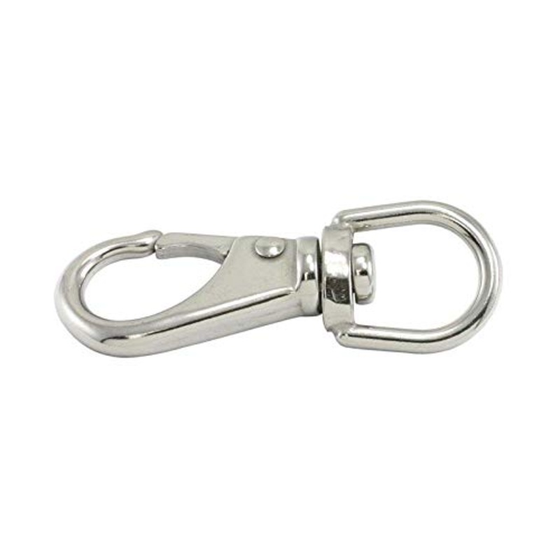 TC Stainless Steel Swiveling Round Eye Quick Snap, Hooks, Chain connectors, Carabiner Clips, Spring Link Snaps by Angelika & Sun