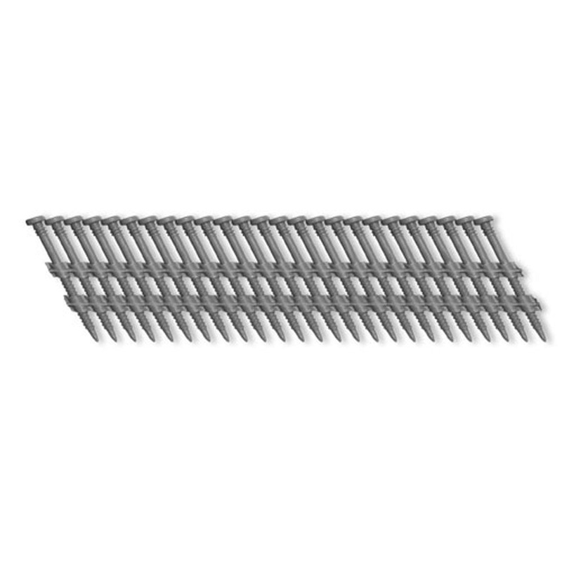 Fasco SCFP620CTSEGGR Scrail Fastener BeckDeck Thread 20-22-Degree Plastic Strip Winchester Grey Square Drive, 2-Inch x .120-Inch 1000 Per Box