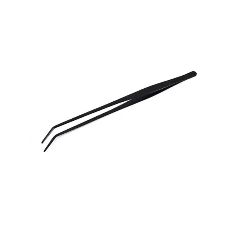 27CM Tweezer Curved Black
