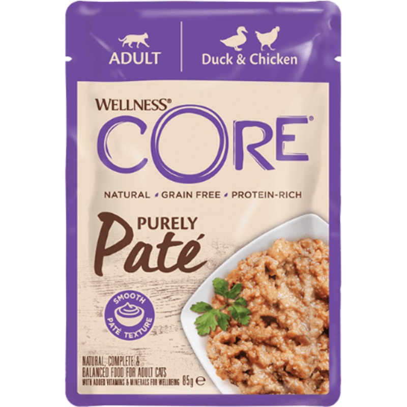Wellness Core Purely Pate Duck & Chicken 85gr