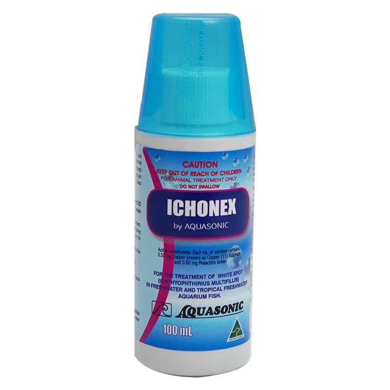 Aquasonic Ichonex 100ml Treatment for Whitespot – Australian Made