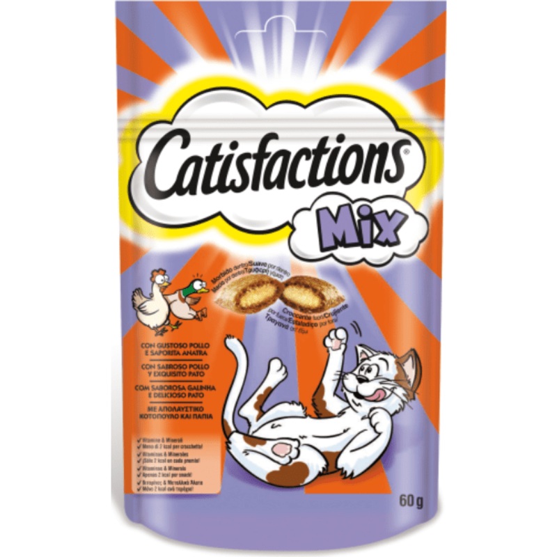Catisfactions Mix Chicken & Duck 60gr