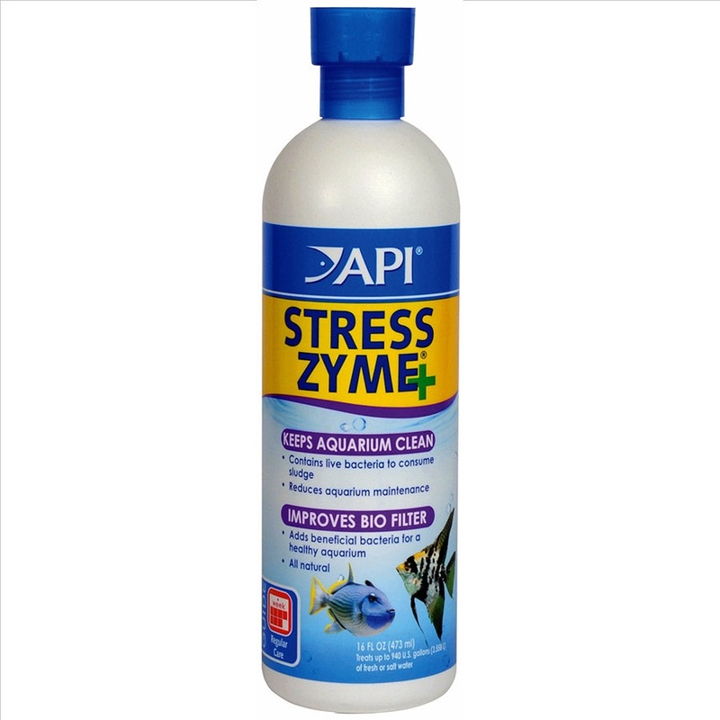 API Stress Zyme 473ml Improves Biological Filtration – Reduces Sludge