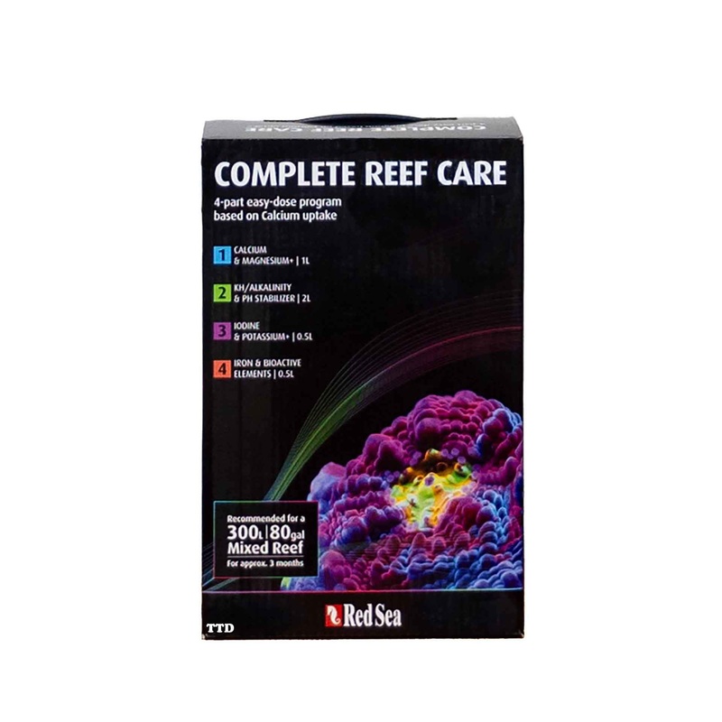 Red Sea Complete Reef Care 4 Part Supplement Program – 300L