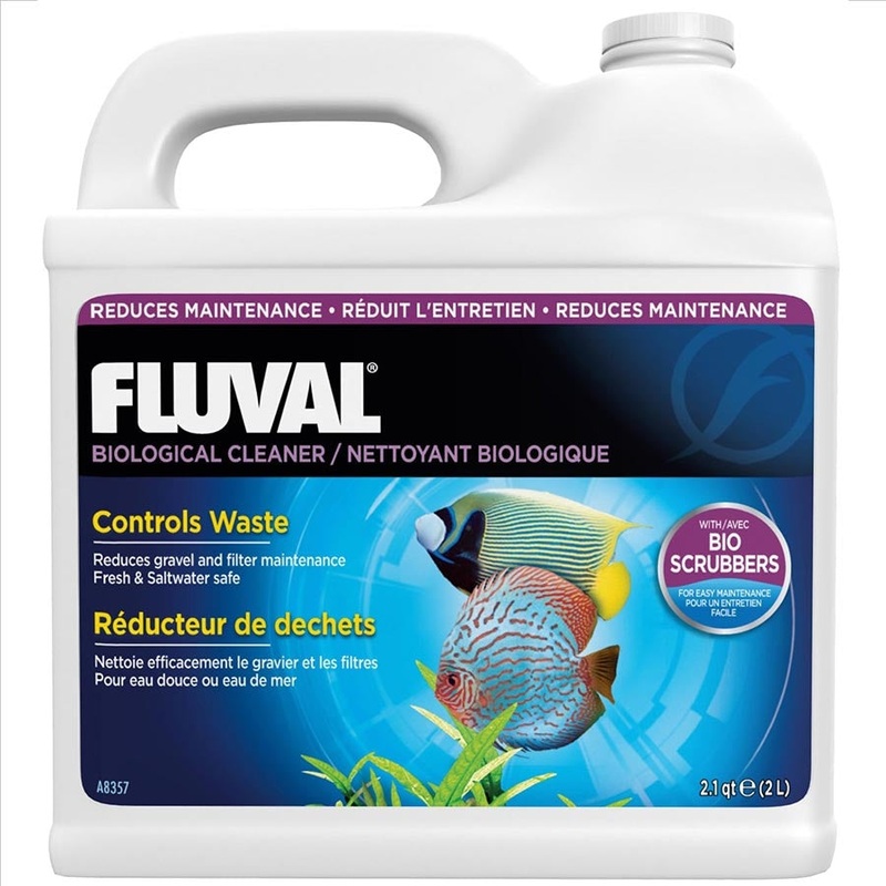 Fluval Biological Aquarium Cleaner 2 litres – Cleans Waste Buildup