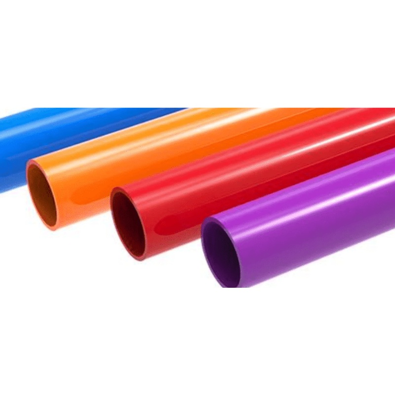 Coloured Red UPVC Water Pipe 25mm/2m