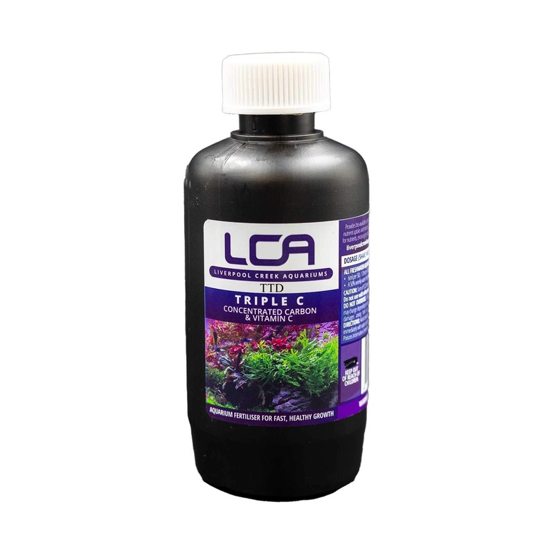 LCA Triple C 250ml Concentrated Carbon & Vitamin C – Liverpool Creek Aquariums – Previously Triple B