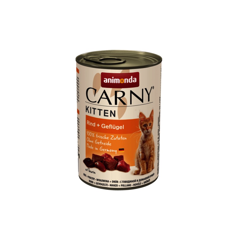 Carny Kitten Beef & Chicken 400gr
