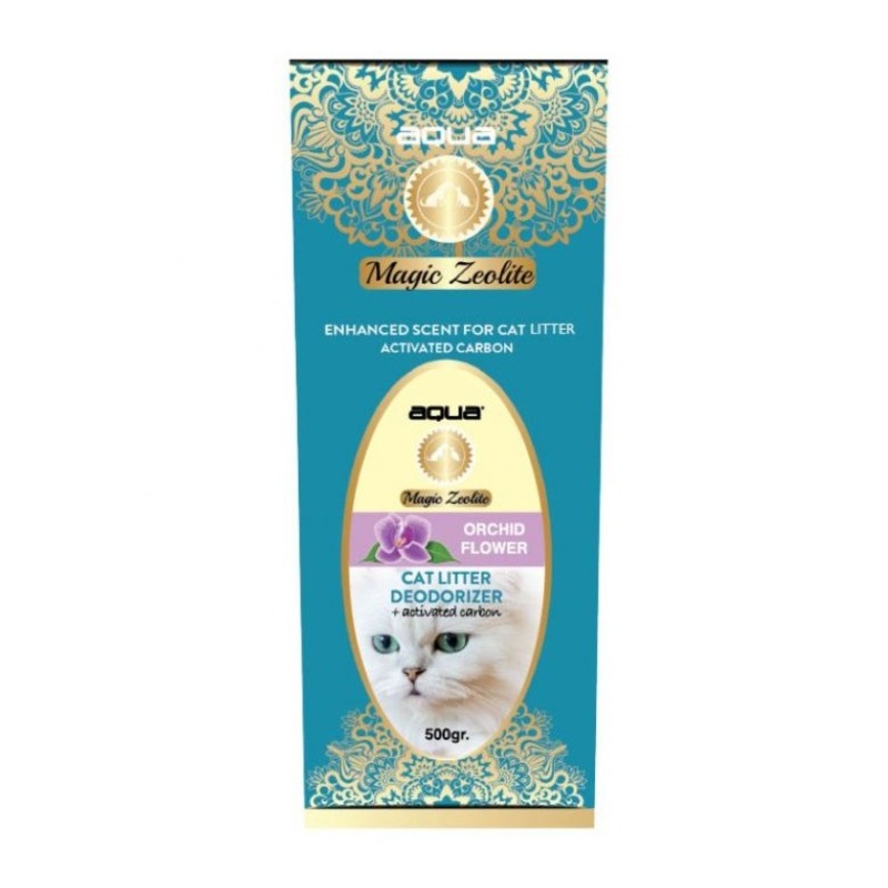 Aqua Magic Zeolite Cat Litter Deodoriser Orchid Flower 500gr