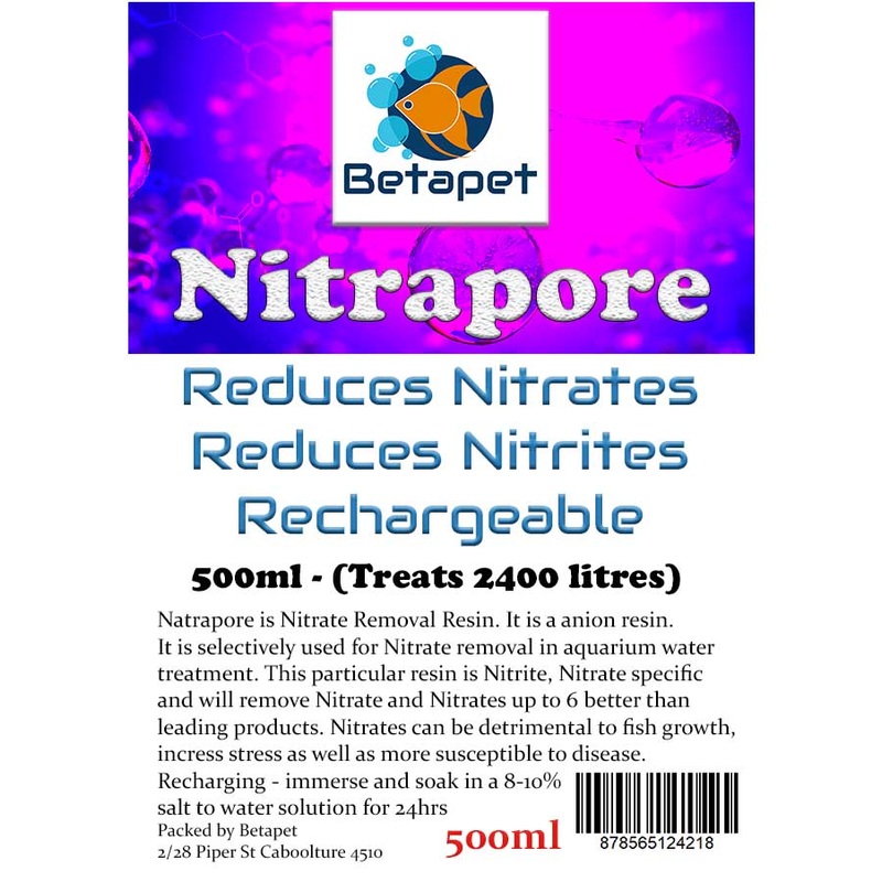 Betapet Nitrapore 500ml Nitrate Reducing Resin