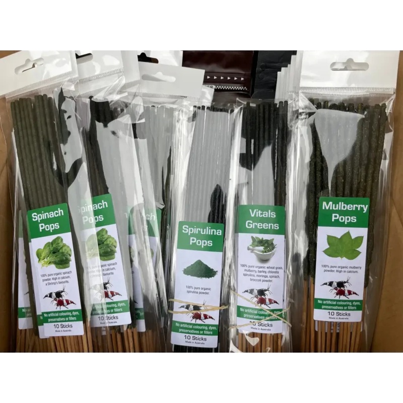 20CM Premium Shrimp Lollies Food Stick Pop ( Pack Of 10 )