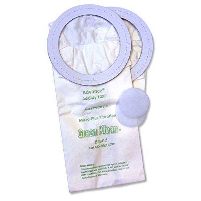 Green Klean GK-Adgil10XP Replacement Vacuum Bags (Pack of 100)