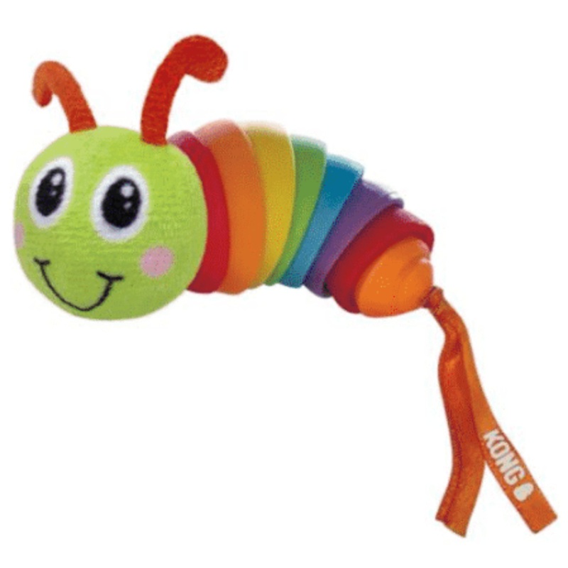 Kong Bat-A-Bout Caterpillar Clackz 13.3×4.4cm
