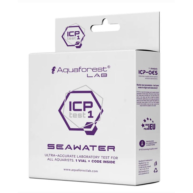 Aquaforest Lab ICP 1 Test