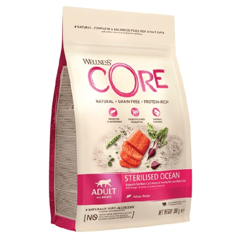 Wellness Core Sterilised Cat with Salmon Grain Free 4kg