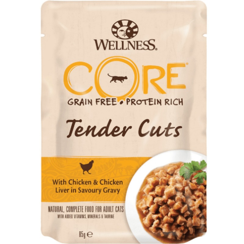 Wellness Core Tender Fillets Chicken & Liver 85gr