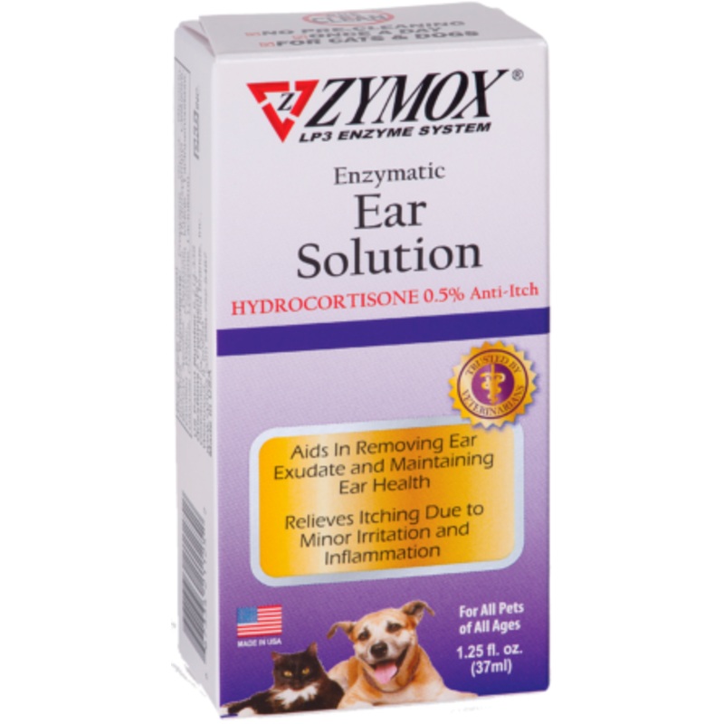 Zymox Enzymatic Ear Solution 1.25 fl oz