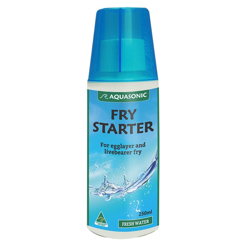 Aquasonic Fry Starter 250ml – Baby Fish Food – Australian Made