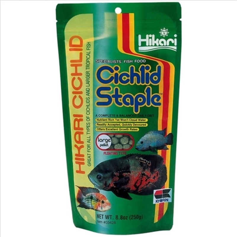 Hikari Cichlid Staple Large Pellet 250g 7-9mm Pellet