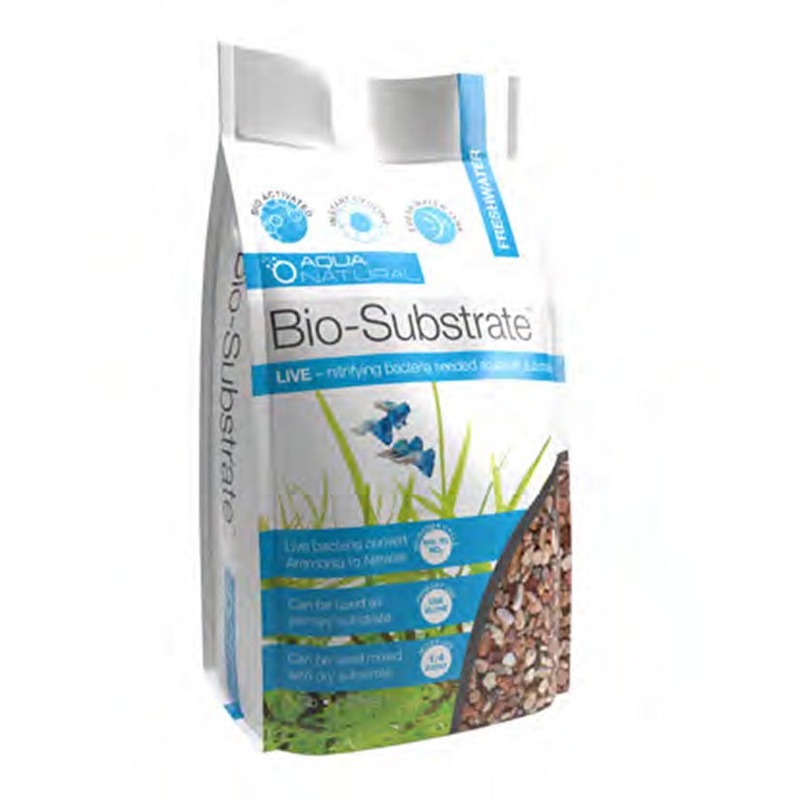 Aqua Natural Bio-Substrate Flamingo 2.26kg Gravel with Live Nitrifying Bacteria