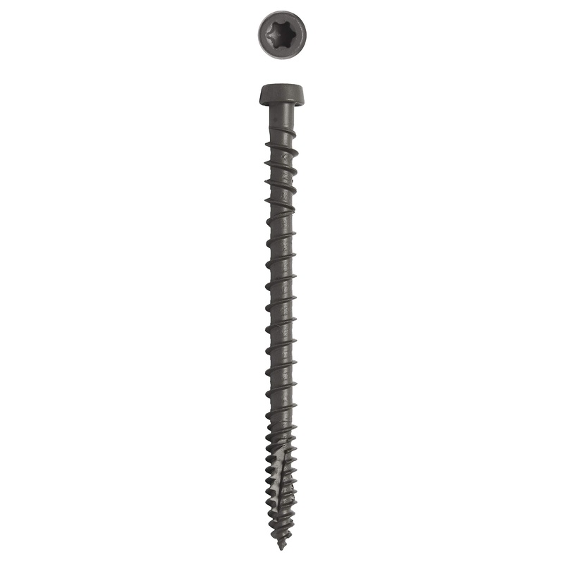 Big Timber CD10134CCG #10 x 1-3/4 in. Cape Cod Gray Star Drive Trim Head Composite Fascia Deck Screw 2250 Pack