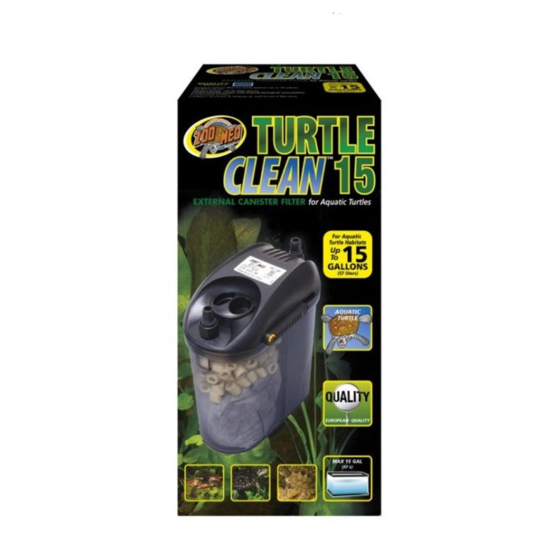 Zoo Med Turtle Clean 15 External Canister Filter for up to 15 Gallons