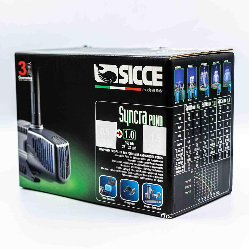 Sicce SyncraPond Fountain Pump 1.0 – 950l/h