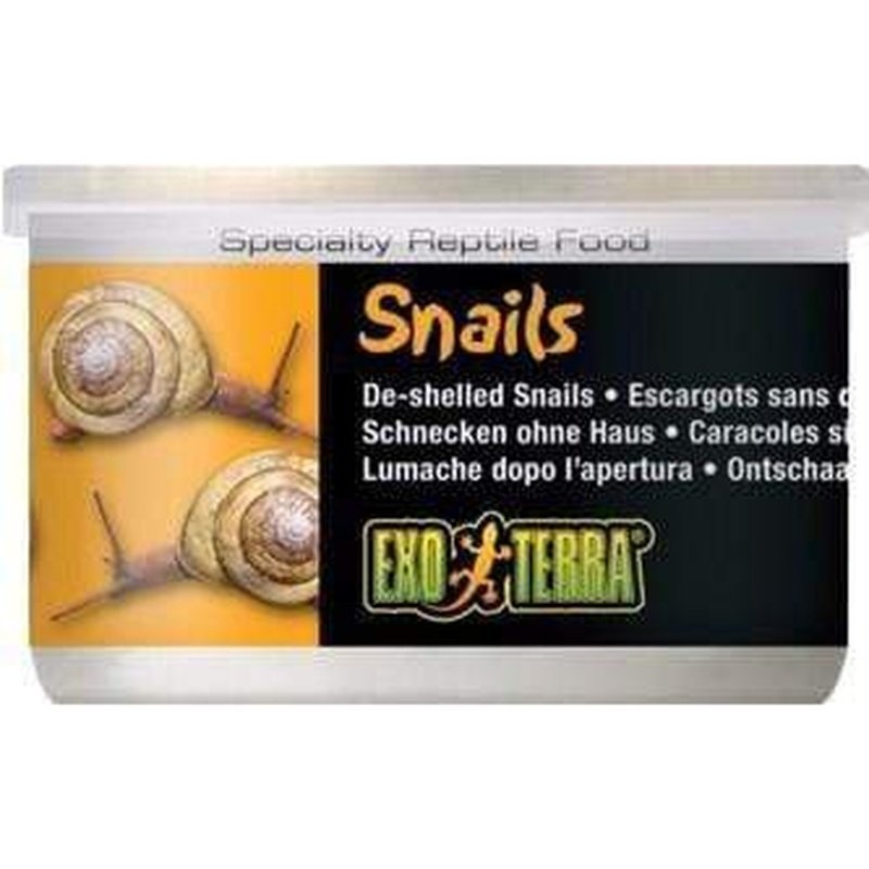 Exo Terra Canned Food 48g De-shelled Snails
