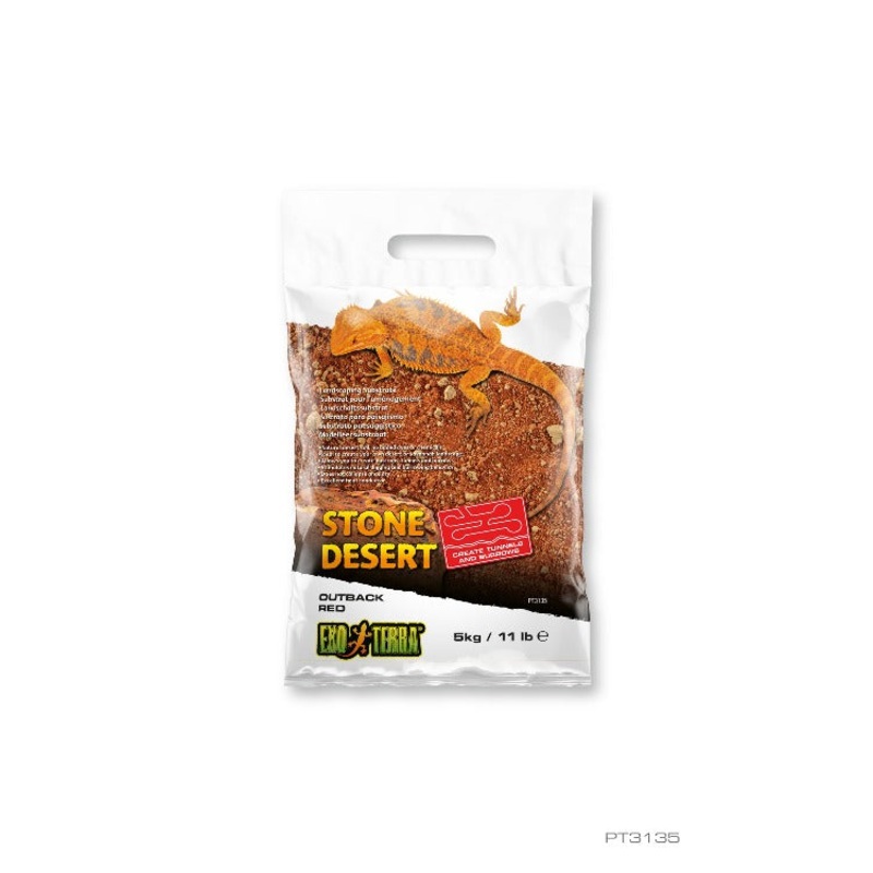 Exo Terra Stone Desert Outback Red 11 lb – Natural Sculpting Sand