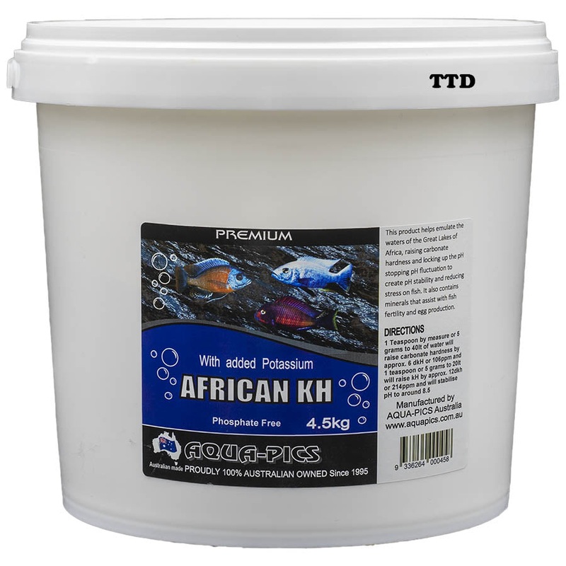 Aqua-Pics African KH+ 4.5kg with added Potassium – Phosphate Free **