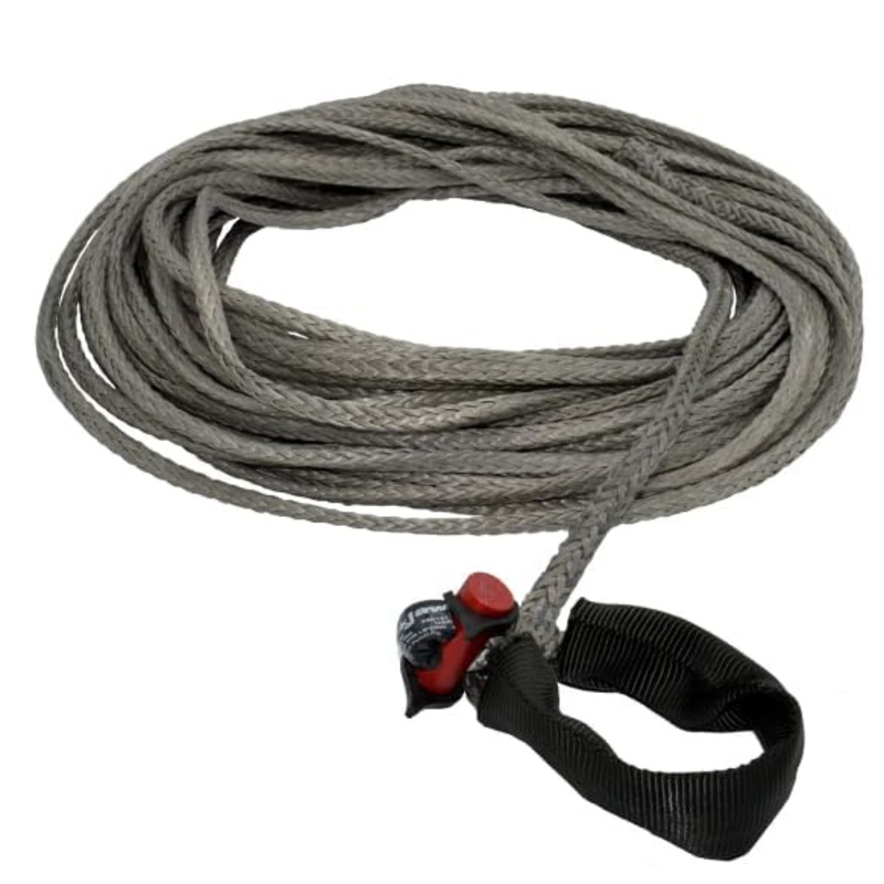 5/16″ x 100′ Lockjaw Synthetic Winch Line Extension w/Integrated Shackle 4,400 lbs WLL (UV and Abrasion Resistant)