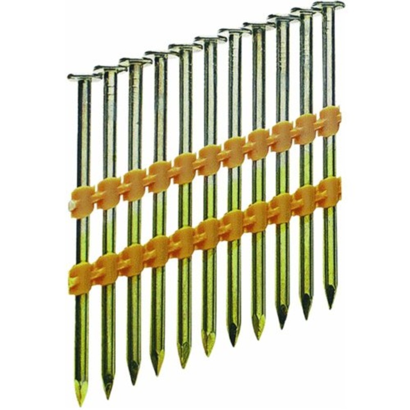 Grip-Rite 3-1/4 in. 10-1/4 Ga. Angled Strip Framing Nails 21 deg. Smooth Shank 1000 pk