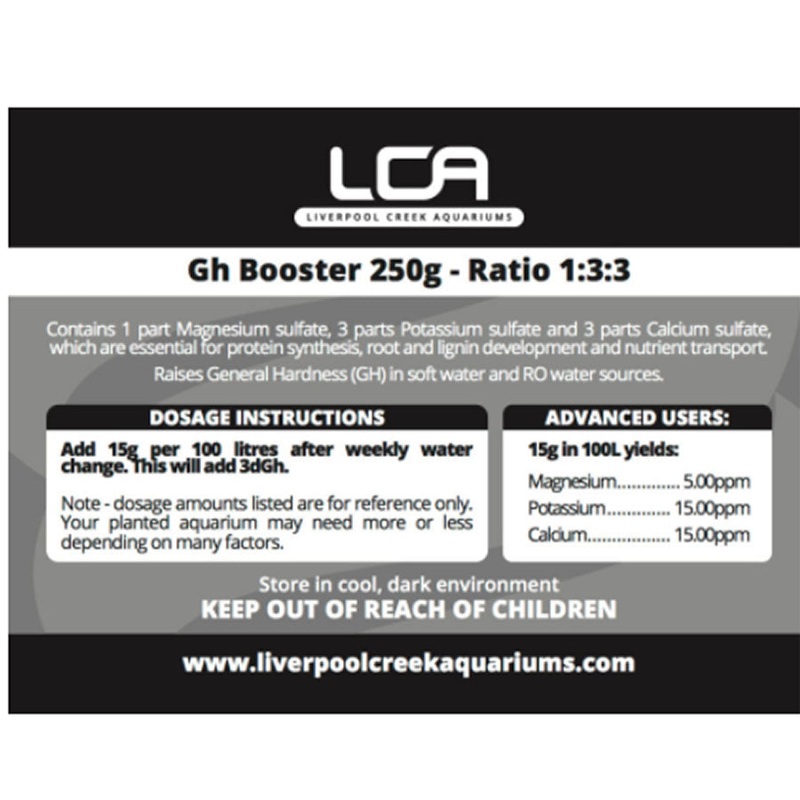 LCA GH Booster 250g – Dry Powder – Liverpool Creek Aquariums